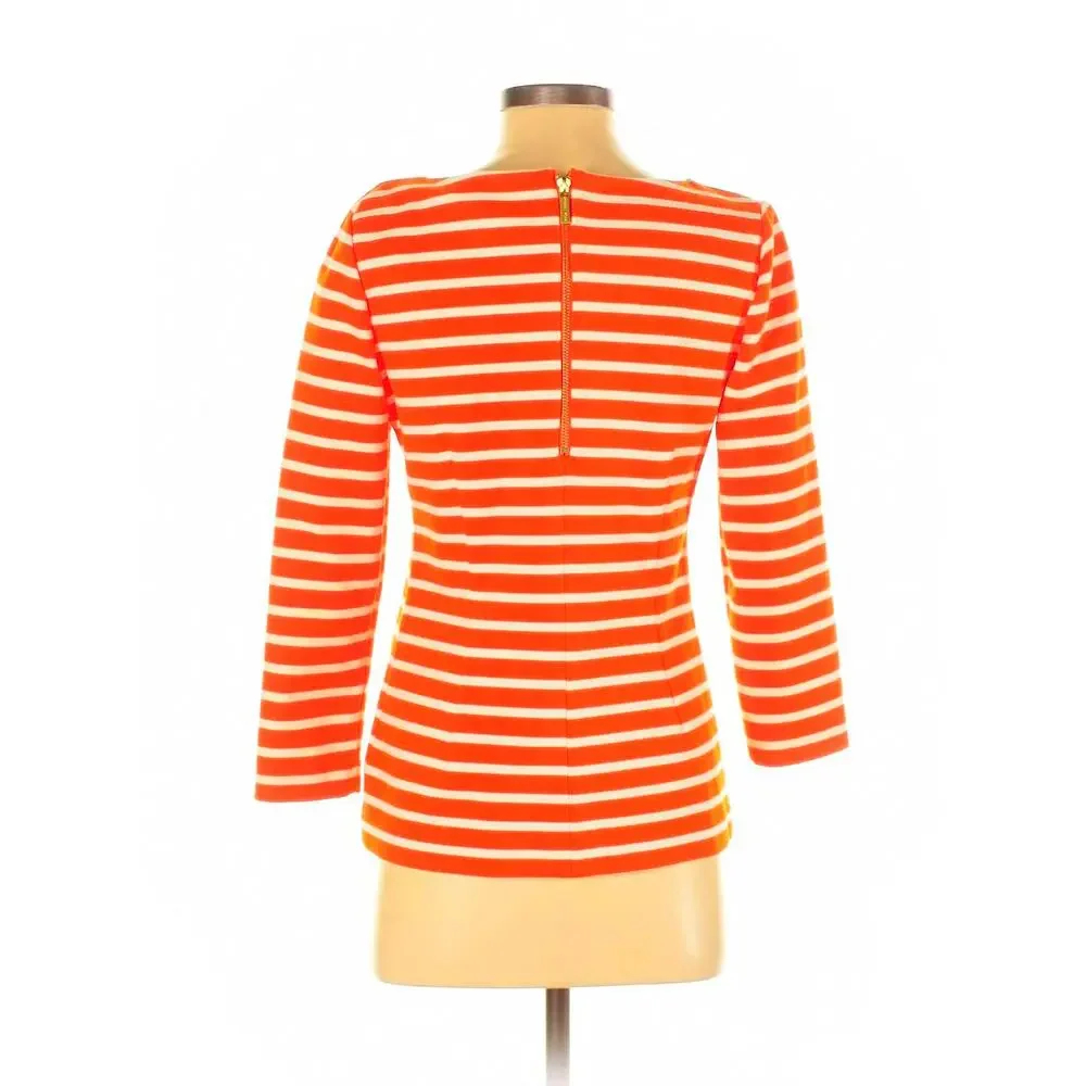 Michael Kors Womens Blouse  Zipper Stretch S